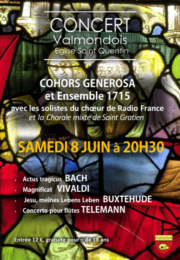 Concert Eglise de Valmondois Cohors generosa